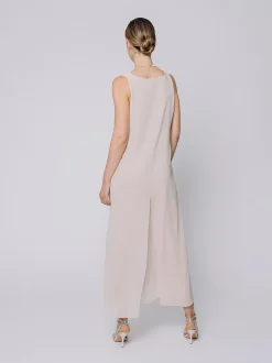 Abito in doppio strato di chiffon