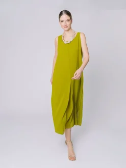 Abito in doppio strato di chiffon