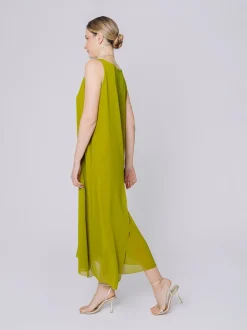 Abito in doppio strato di chiffon
