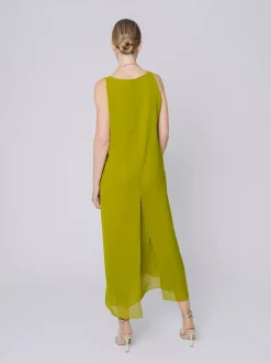 Abito in doppio strato di chiffon