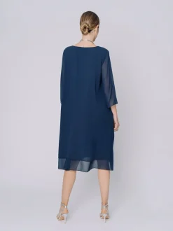Abito Midali Toujours in doppio strato di chiffon