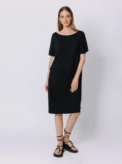Abito midi con nodo