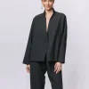 Blazer in crêpe