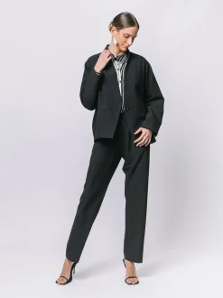 Blazer in crêpe