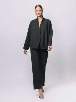 Blazer in crêpe