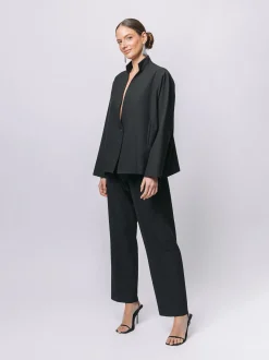 Blazer in crêpe