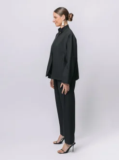 Blazer in crêpe