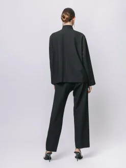 Blazer in crêpe