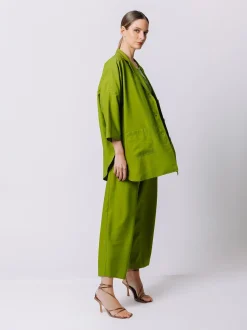 Blazer oversize in viscosa