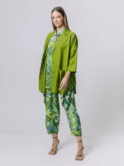 Blazer oversize in viscosa