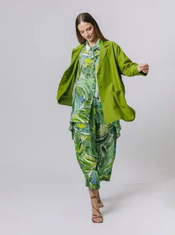 Blazer oversize in viscosa