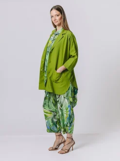 Blazer oversize in viscosa