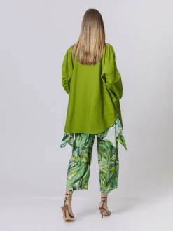 Blazer oversize in viscosa