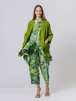 Blazer oversize in viscosa