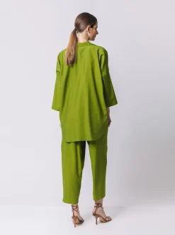 Blazer oversize in viscosa