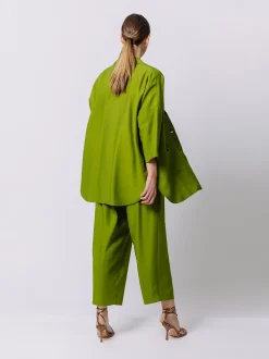 Blazer oversize in viscosa