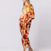 Blusa con stampa BOUQUET