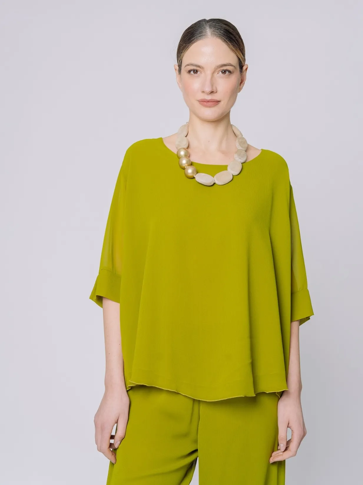Blusa in chiffon
