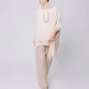 Blusa in doppio strato di chiffon
