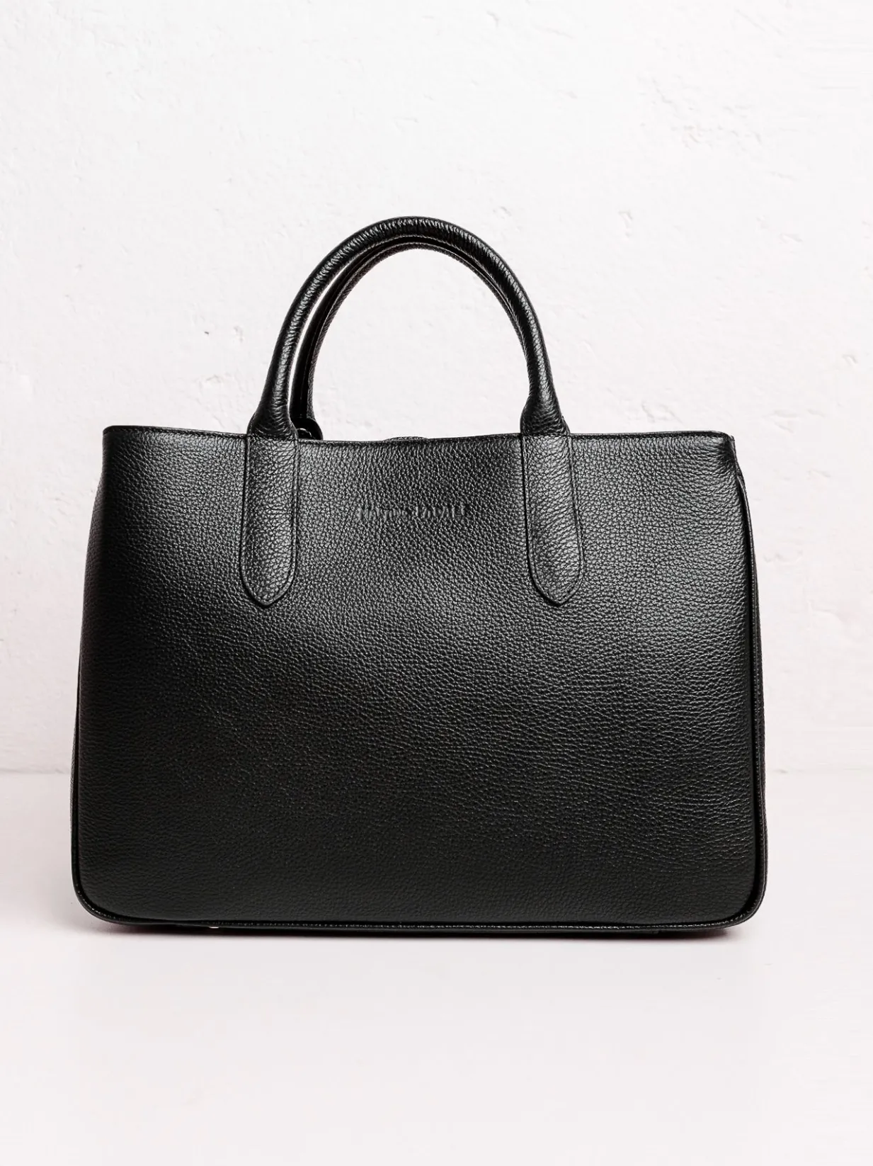 Borsa a mano in pelle BLU