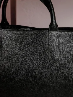 Borsa a mano in pelle BLU