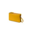 Borsa in pelle con tre zip