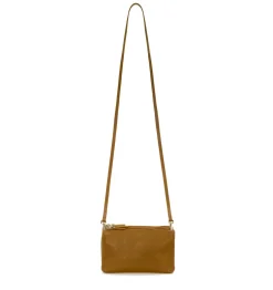 Borsa in pelle con tre zip