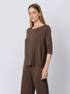Boxy t-shirt CAFFÈ