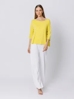 Boxy t-shirt GIALLA