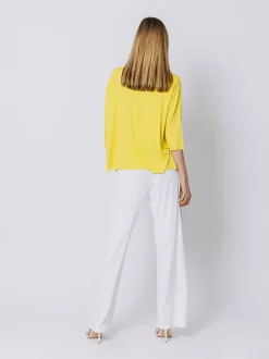 Boxy t-shirt GIALLA