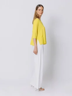 Boxy t-shirt GIALLA