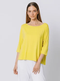 Boxy t-shirt GIALLA