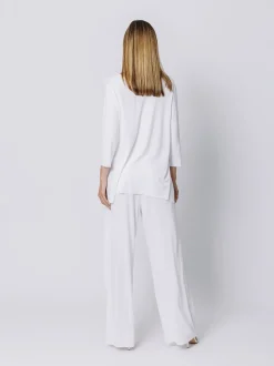 Boxy t-shirt lunga BIANCA