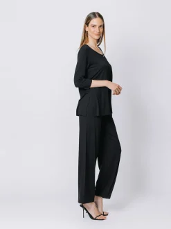 Boxy t-shirt lunga NERA