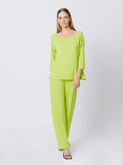 Boxy t-shirt VERDE ACIDO