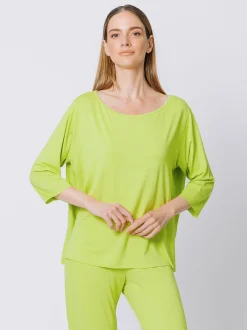 Boxy t-shirt VERDE ACIDO