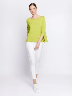 Boxy t-shirt VERDE ACIDO