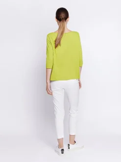 Boxy t-shirt VERDE ACIDO