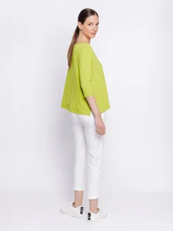 Boxy t-shirt VERDE ACIDO