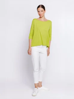 Boxy t-shirt VERDE ACIDO