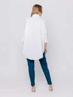 Camicia Over in Popeline con Disegno Artistico – Midali Toujours x Debora Delli