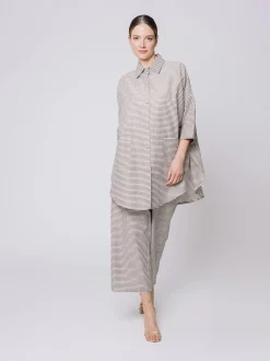 Camicia over Shiny Stripes