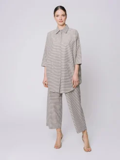Camicia over Shiny Stripes