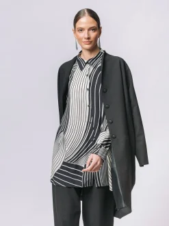 Cappottino in crêpe stretch