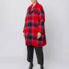 Cappotto con motivo a quadri