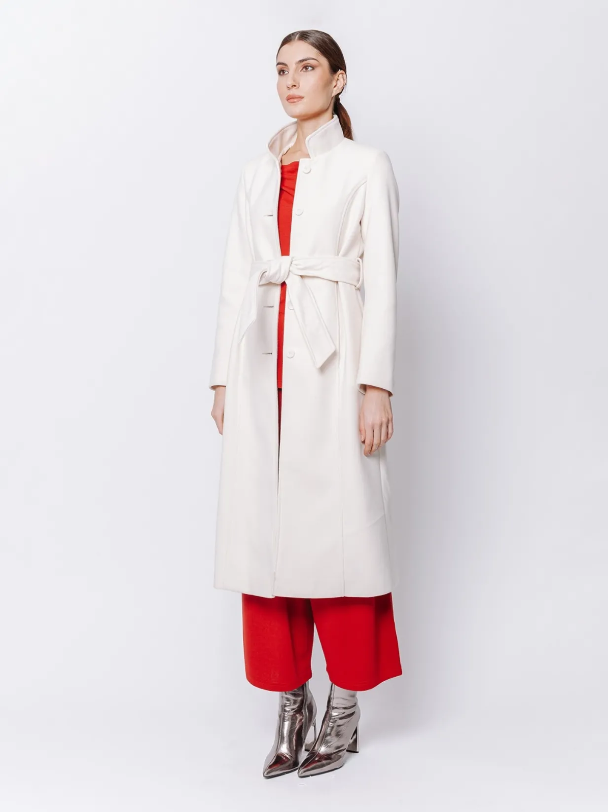 Cappotto in panno di lana