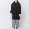 Cappotto in panno misto lana mano velour