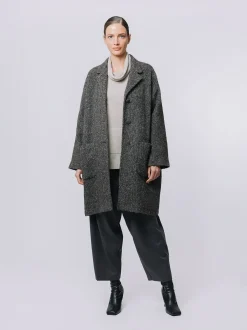 Cappotto monopetto MELANGE