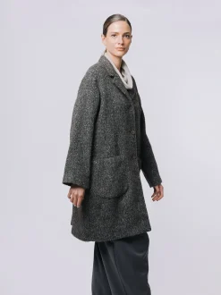 Cappotto monopetto MELANGE