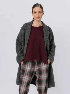 Cappotto monopetto MELANGE